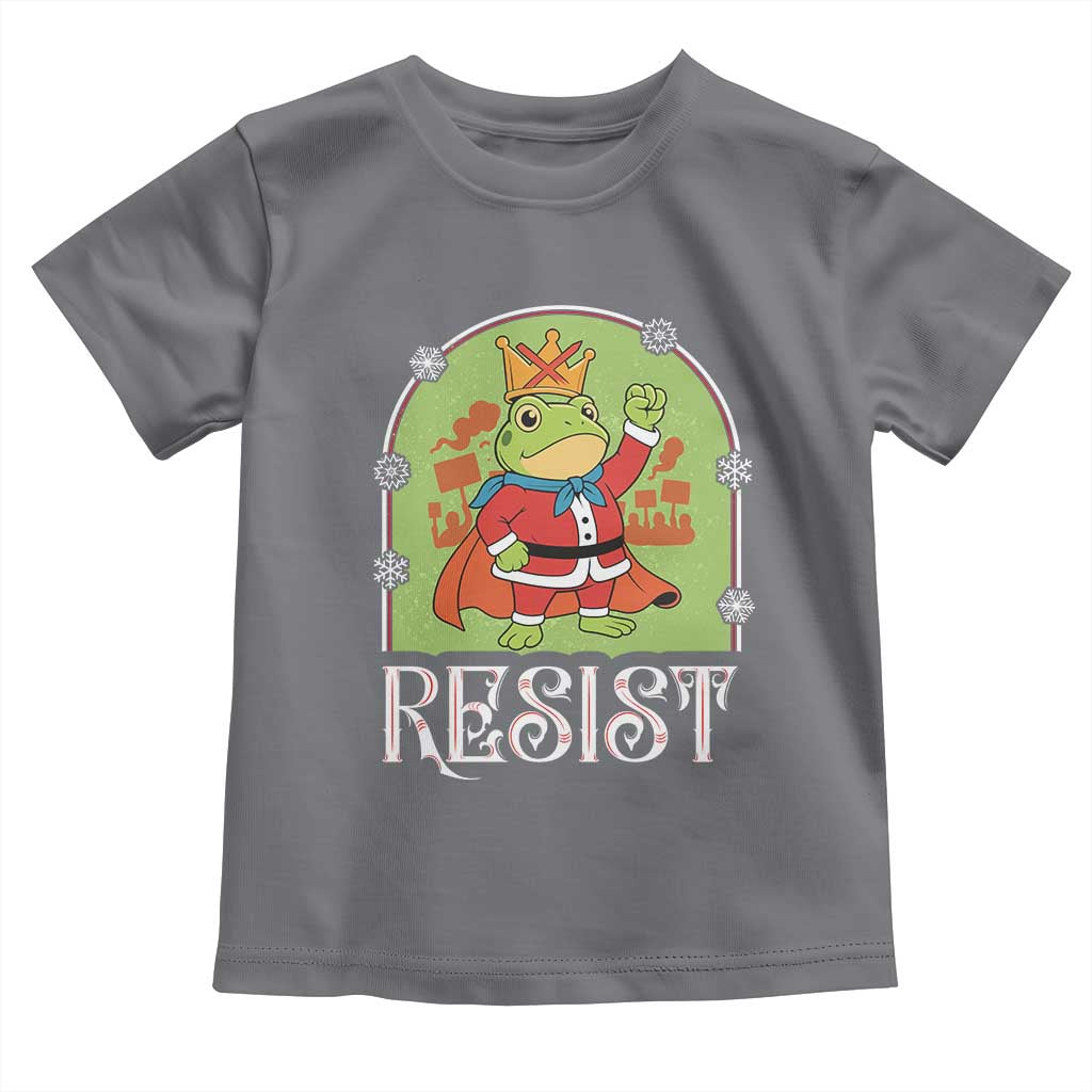 Resist Portland Frog Protest Toddler T Shirt Funny No Kings Christmas Gift - Wonder Print Shop
