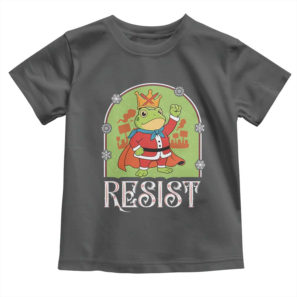 Resist Portland Frog Protest Toddler T Shirt Funny No Kings Christmas Gift - Wonder Print Shop