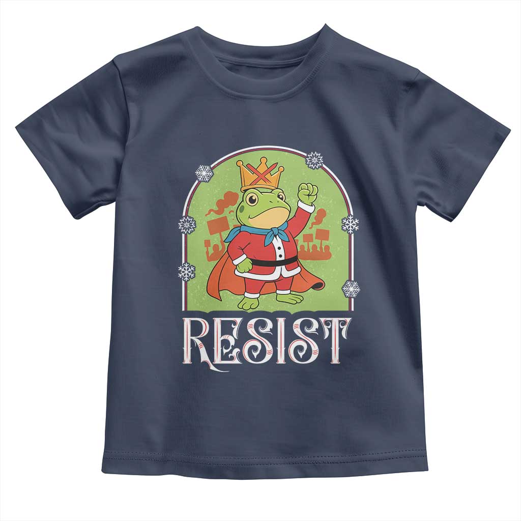 Resist Portland Frog Protest Toddler T Shirt Funny No Kings Christmas Gift - Wonder Print Shop
