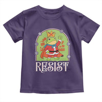 Resist Portland Frog Protest Toddler T Shirt Funny No Kings Christmas Gift - Wonder Print Shop