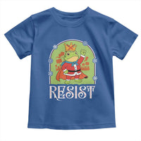 Resist Portland Frog Protest Toddler T Shirt Funny No Kings Christmas Gift - Wonder Print Shop
