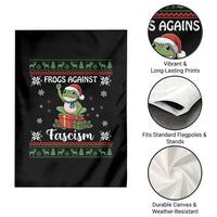 Frogs Against Fascism Ugly Sweater Garden Flag Funny Portland Christmas Frog Gift - Wonder Print Shop