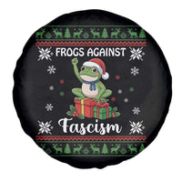 Frogs Against Fascism Ugly Sweater Spare Tire Cover Funny Portland Christmas Frog Gift - Wonder Print Shop