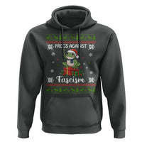 Frogs Against Fascism Ugly Sweater Hoodie Funny Portland Christmas Frog Gift - Wonder Print Shop