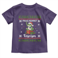Frogs Against Fascism Ugly Sweater Toddler T Shirt Funny Portland Christmas Frog Gift - Wonder Print Shop