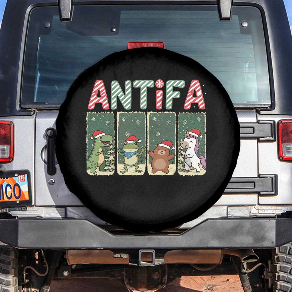 Funny Christmas Frogtifa Spare Tire Cover Portland Resist Frog Protest - Wonder Print Shop