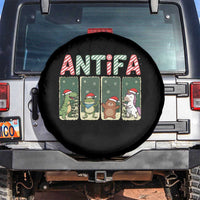 Funny Christmas Frogtifa Spare Tire Cover Portland Resist Frog Protest - Wonder Print Shop