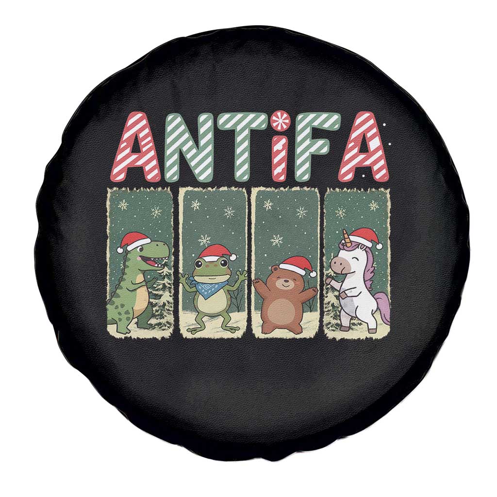 Funny Christmas Frogtifa Spare Tire Cover Portland Resist Frog Protest - Wonder Print Shop