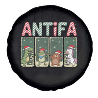 Funny Christmas Frogtifa Spare Tire Cover Portland Resist Frog Protest - Wonder Print Shop