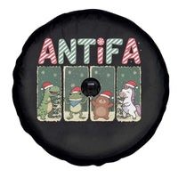 Funny Christmas Frogtifa Spare Tire Cover Portland Resist Frog Protest - Wonder Print Shop