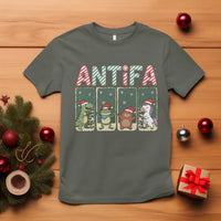 Funny Christmas Frogtifa T Shirt Portland Resist Frog Protest - Wonder Print Shop