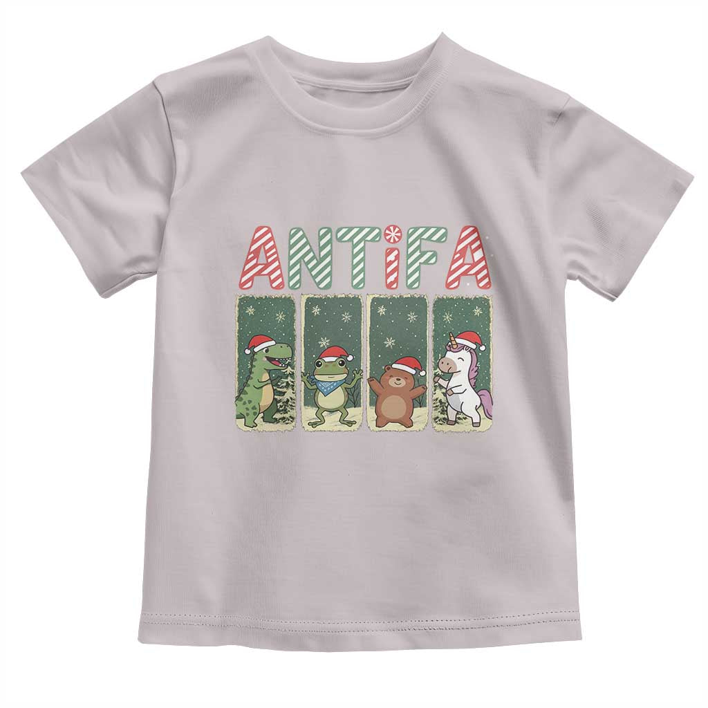 Funny Christmas Frogtifa Toddler T Shirt Portland Resist Frog Protest - Wonder Print Shop