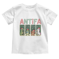 Funny Christmas Frogtifa Toddler T Shirt Portland Resist Frog Protest - Wonder Print Shop
