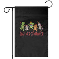 Joy Is Resistance Garden Flag Funny Portland Frog Protest Christmas Gift - Wonder Print Shop