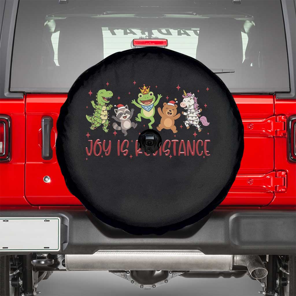 Joy Is Resistance Spare Tire Cover Funny Portland Frog Protest Christmas Gift - Wonder Print Shop