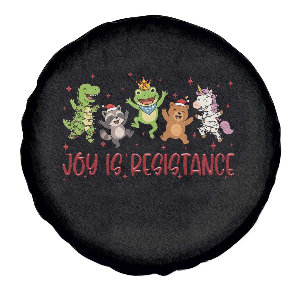 Joy Is Resistance Spare Tire Cover Funny Portland Frog Protest Christmas Gift - Wonder Print Shop
