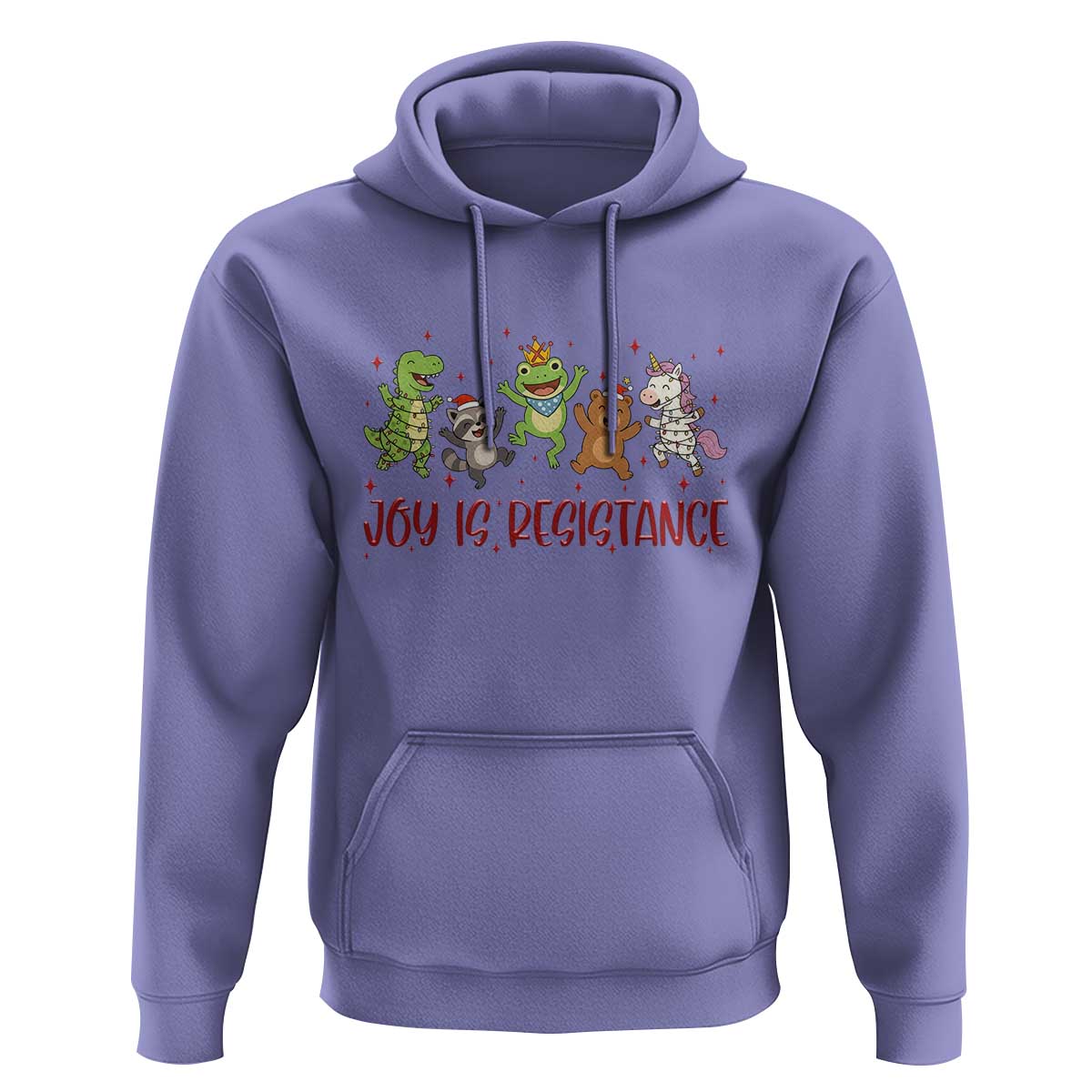 Joy Is Resistance Hoodie Funny Portland Frog Protest Christmas Gift - Wonder Print Shop
