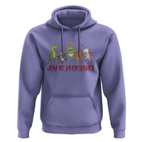 Joy Is Resistance Hoodie Funny Portland Frog Protest Christmas Gift - Wonder Print Shop