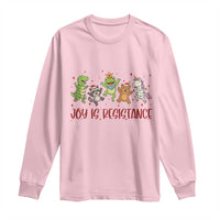 Joy Is Resistance Long Sleeve Shirt Funny Portland Frog Protest Christmas Gift - Wonder Print Shop