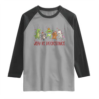 Joy Is Resistance Raglan Shirt Funny Portland Frog Protest Christmas Gift - Wonder Print Shop