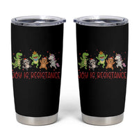 Joy Is Resistance Tumbler Cup Funny Portland Frog Protest Christmas Gift - Wonder Print Shop