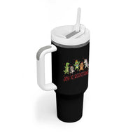 Joy Is Resistance Tumbler With Handle Funny Portland Frog Protest Christmas Gift - Wonder Print Shop