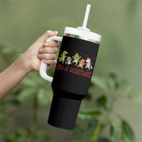 Joy Is Resistance Tumbler With Handle Funny Portland Frog Protest Christmas Gift - Wonder Print Shop