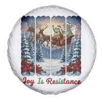 Joy Is Resistance Portland Frog Protest Spare Tire Cover Funny Holiday Meme Gift Idea - Wonder Print Shop