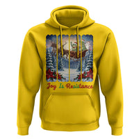 Joy Is Resistance Portland Frog Protest Hoodie Funny Holiday Meme Gift Idea - Wonder Print Shop