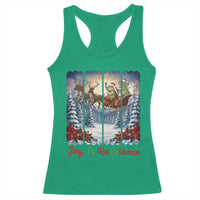 Joy Is Resistance Portland Frog Protest Racerback Tank Top Funny Holiday Meme Gift Idea - Wonder Print Shop