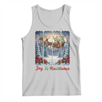 Joy Is Resistance Portland Frog Protest Tank Top Funny Holiday Meme Gift Idea - Wonder Print Shop