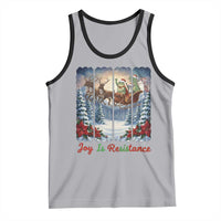 Joy Is Resistance Portland Frog Protest Tank Top Funny Holiday Meme Gift Idea - Wonder Print Shop