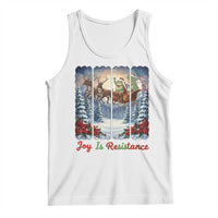 Joy Is Resistance Portland Frog Protest Tank Top Funny Holiday Meme Gift Idea - Wonder Print Shop