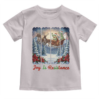 Joy Is Resistance Portland Frog Protest Toddler T Shirt Funny Holiday Meme Gift Idea - Wonder Print Shop