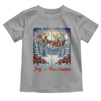 Joy Is Resistance Portland Frog Protest Toddler T Shirt Funny Holiday Meme Gift Idea - Wonder Print Shop