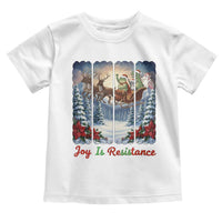 Joy Is Resistance Portland Frog Protest Toddler T Shirt Funny Holiday Meme Gift Idea - Wonder Print Shop