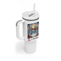 Joy Is Resistance Portland Frog Protest Tumbler With Handle Funny Holiday Meme Gift Idea - Wonder Print Shop