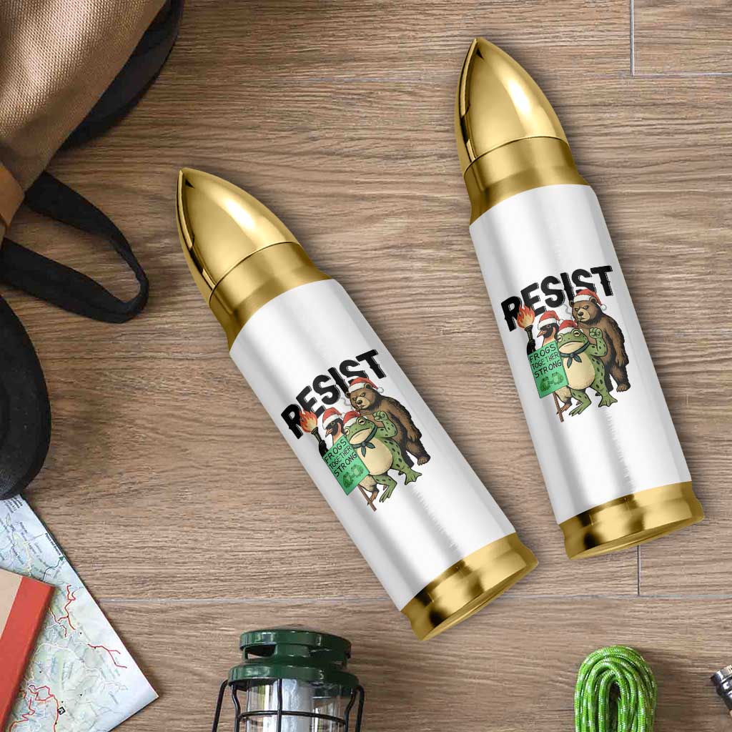 Funny Christmas Frogs Together Strong Bullet Tumbler Portland Resist Meme Gift - Wonder Print Shop
