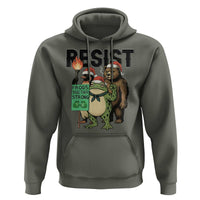 Funny Christmas Frogs Together Strong Hoodie Portland Resist Meme Gift - Wonder Print Shop