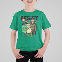 Funny Christmas Frogs Together Strong T Shirt For Kid Portland Resist Meme Gift - Wonder Print Shop