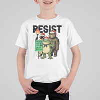 Funny Christmas Frogs Together Strong T Shirt For Kid Portland Resist Meme Gift - Wonder Print Shop