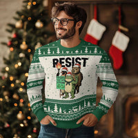 Funny Xmas Frogs Together Strong Ugly Christmas Sweater Portland Resist Meme Gift - Wonder Print Shop