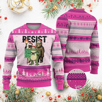 Funny Xmas Frogs Together Strong Ugly Christmas Sweater Portland Resist Meme Gift - Wonder Print Shop