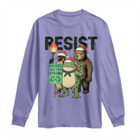 Funny Christmas Frogs Together Strong Long Sleeve Shirt Portland Resist Meme Gift - Wonder Print Shop