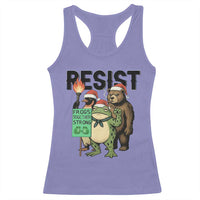 Funny Christmas Frogs Together Strong Racerback Tank Top Portland Resist Meme Gift - Wonder Print Shop