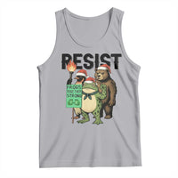 Funny Christmas Frogs Together Strong Tank Top Portland Resist Meme Gift - Wonder Print Shop