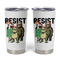 Funny Christmas Frogs Together Strong Tumbler Cup Portland Resist Meme Gift - Wonder Print Shop
