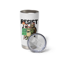 Funny Christmas Frogs Together Strong Tumbler Cup Portland Resist Meme Gift - Wonder Print Shop
