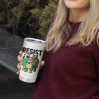 Funny Christmas Frogs Together Strong Tumbler Cup Portland Resist Meme Gift - Wonder Print Shop