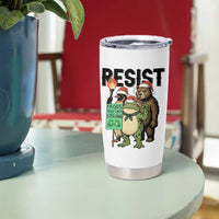 Funny Christmas Frogs Together Strong Tumbler Cup Portland Resist Meme Gift - Wonder Print Shop